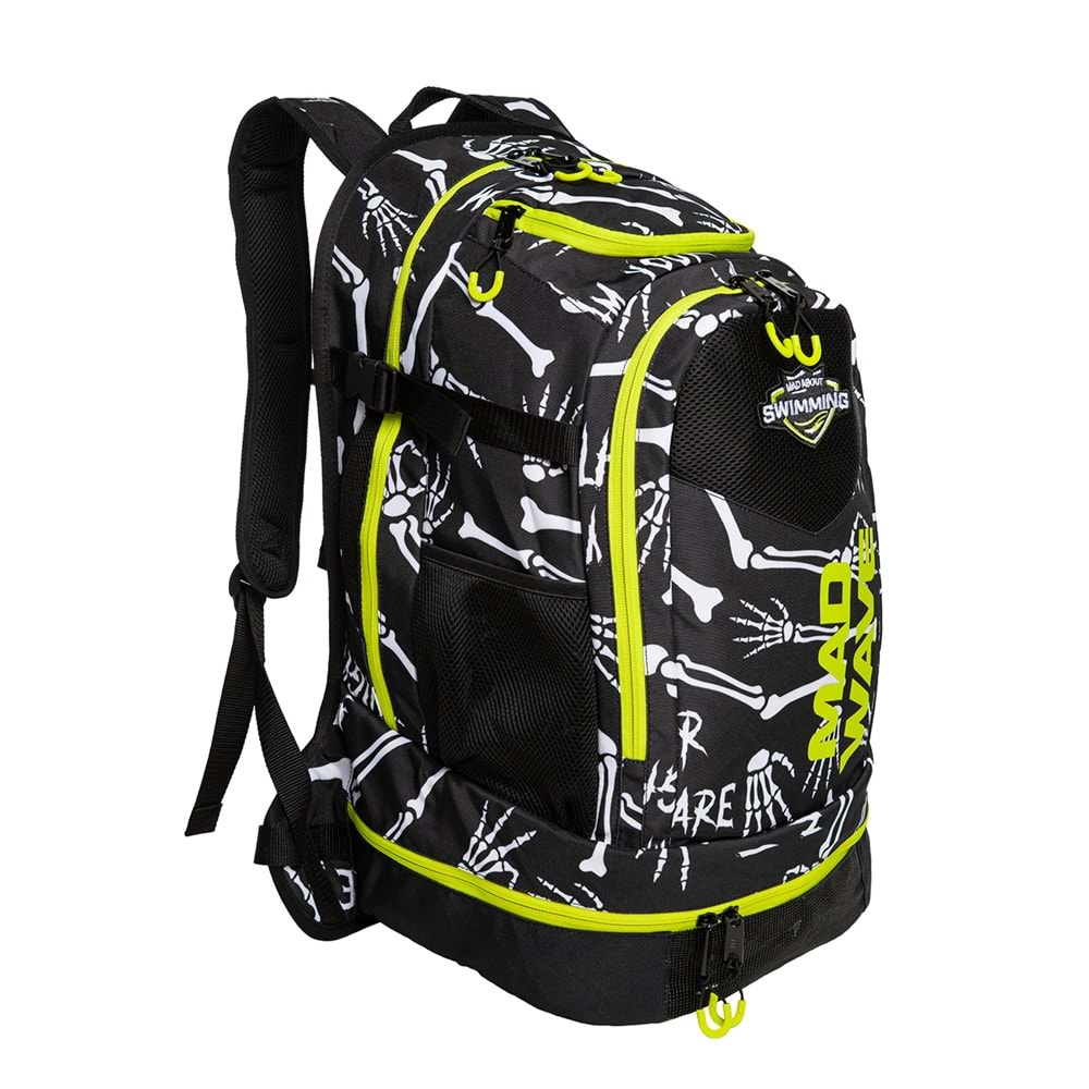 MadWave Backpack LANE, 54x32x24 - Siyah Sırt Çantası-45 LT