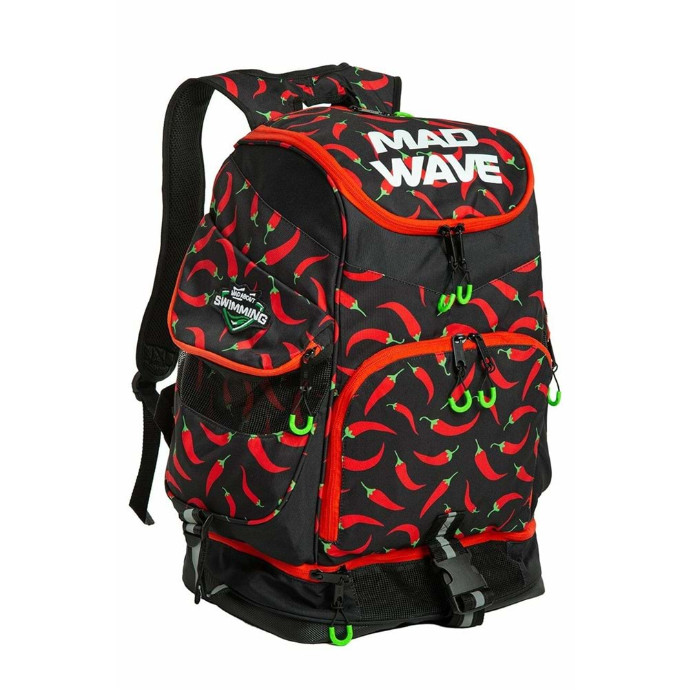 Madwave Backpack BACKPACK MAD TEAM - Kırmızı-Siyah - 45 LT