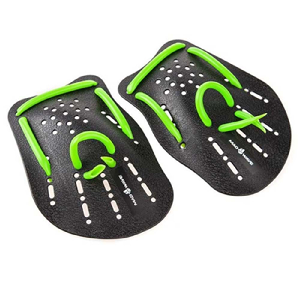 Madwave Paddles Hand Paddles Mad Wave 21,5 - Yeşil Siyah - BÜYÜK/L