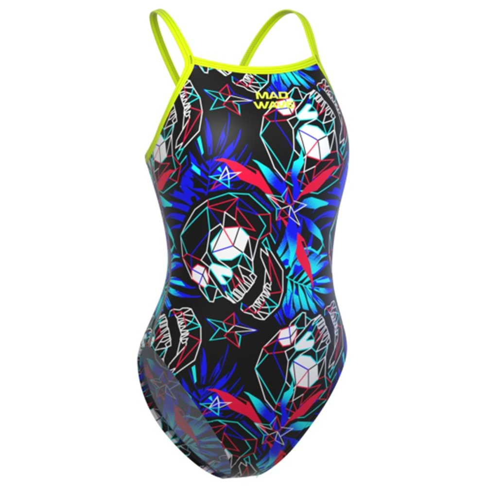 Mad Wave Women swimsuit antichlor Nera D5, S - GÖKKUŞAGI - M/38 BEDEN