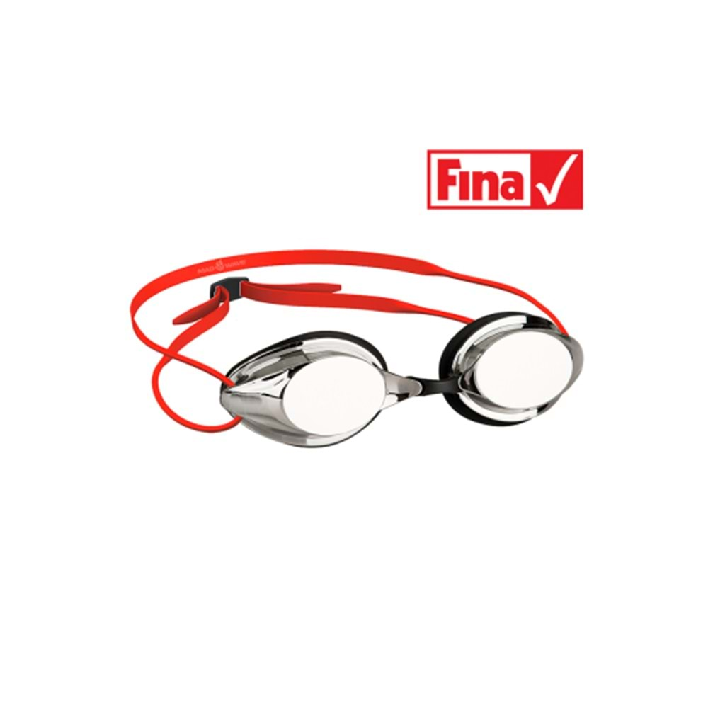 Mad Wave Racing goggles STREAMLINE Mirror Red One