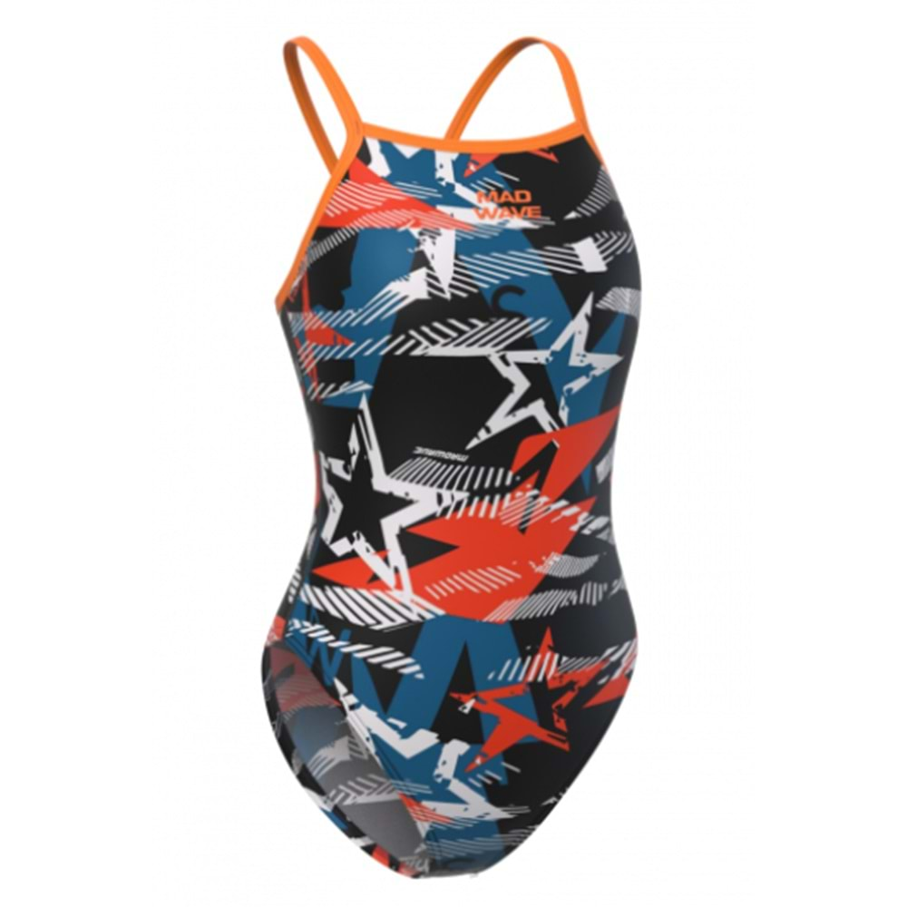 Mad Wave Kadın Mayo Women swimsuit antichlor Nera - Renkli - L/40 BEDEN