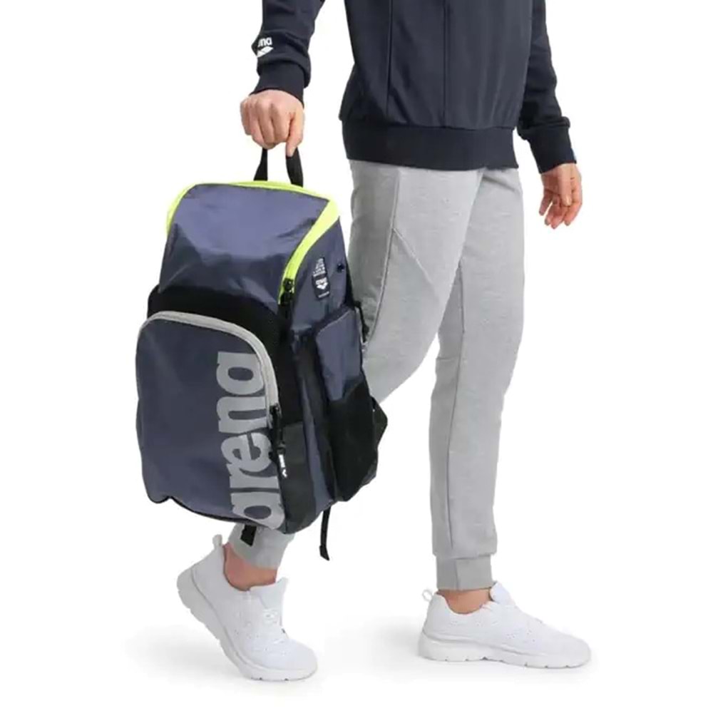 ARENA SPIKY III BACKPACK35 NAVY NEON YELLOW