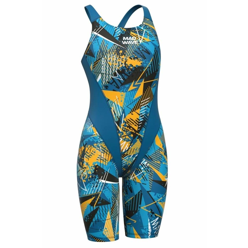 Mad Wave Kız Çocuk Mayosu Kneeskin - Renkli - M/8-9 YAŞ