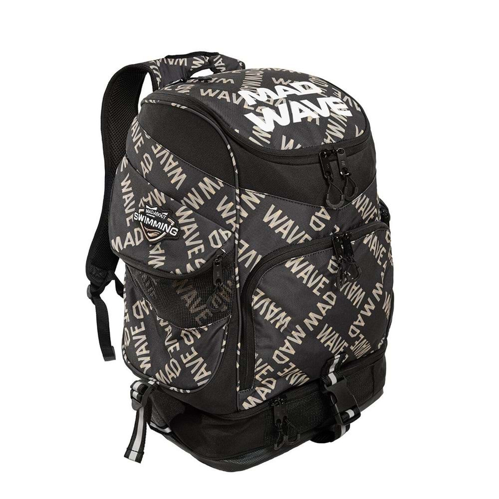 Mad Wave Sırt Çantası Mad Team Siyah Desenli 45LT