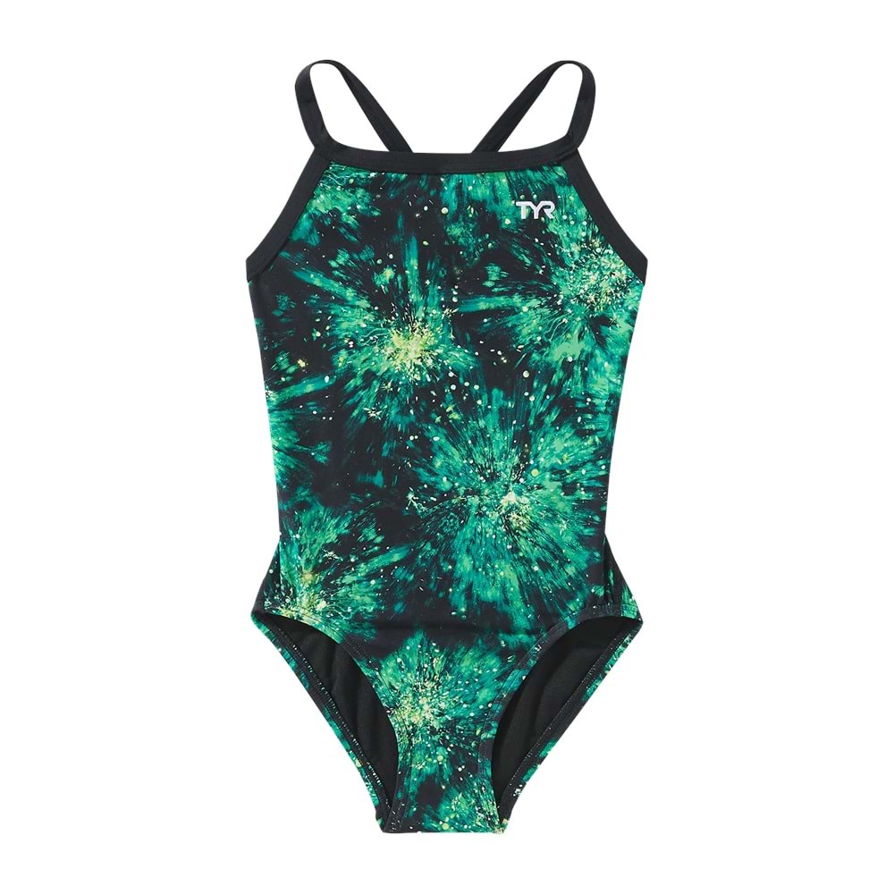 TYR Tyr Durafast Lite® Diamondfit Kız Çocuk Mayo - Radiant Flare