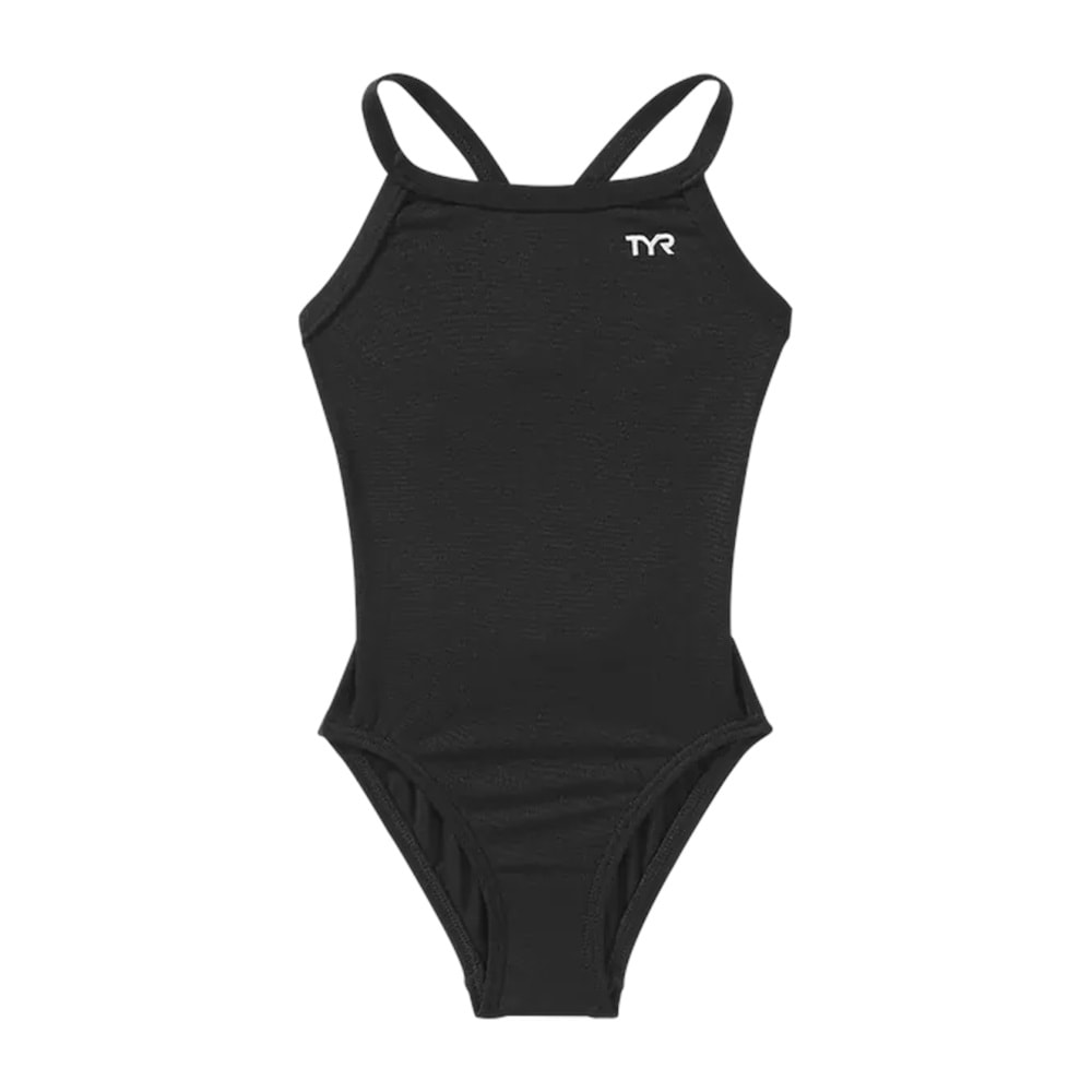TYR Tyr Durafast Elite® Diamondfit Kız Çocuk Mayo - Solid - 001