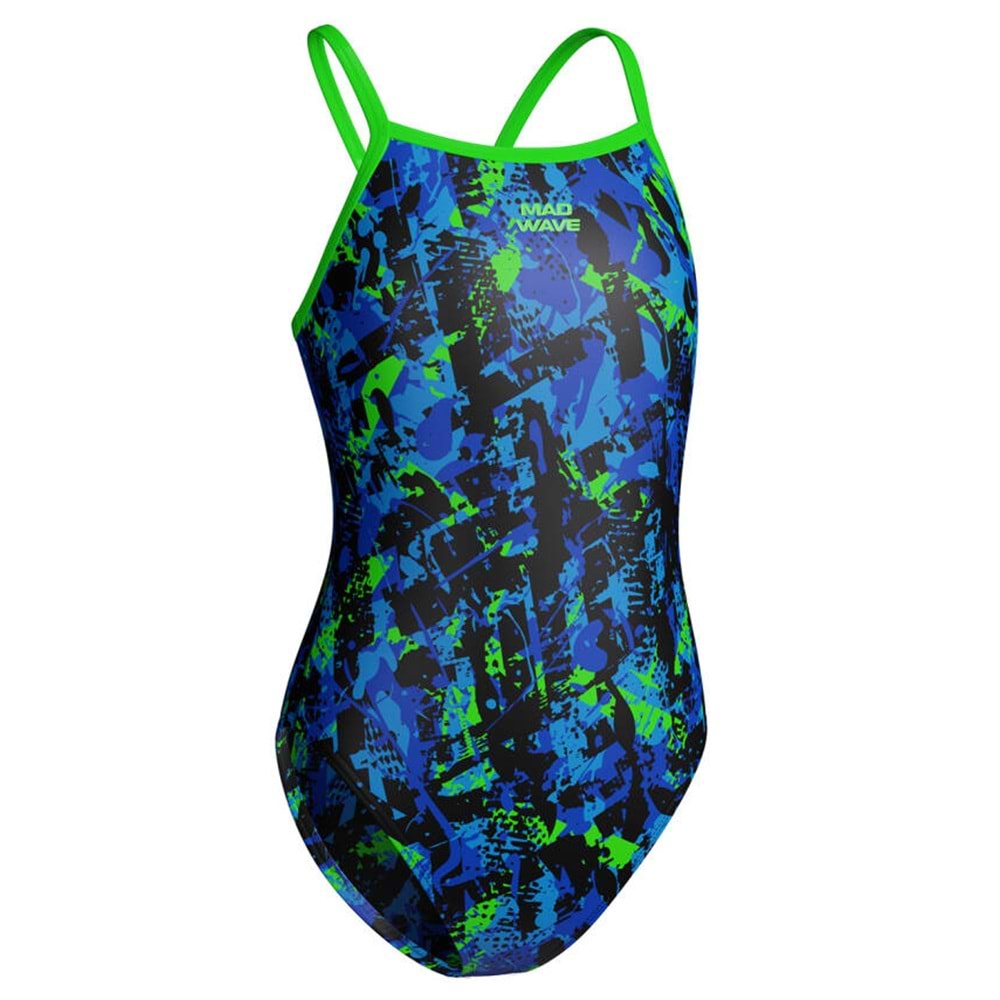 Mad Wave Kız Çocuk Yüzme Mayosu Nera C0 - Renkli - M/8-9 YAŞ - ST00906-3359