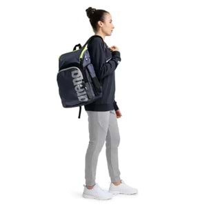 ARENA SPIKY III BACKPACK35 NAVY NEON YELLOW