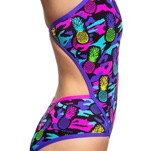 Mad Wave Kadın Mayo antichlor Daria PBT J8, Mor