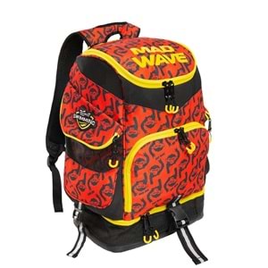 Mad Wave Sırt Çantası Mad Team Kırmız Desenli 45LT