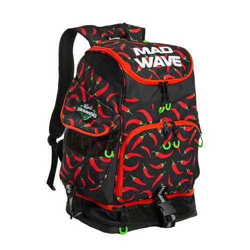 Madwave Backpack BACKPACK MAD TEAM - Kırmızı-Siyah - 45 LT