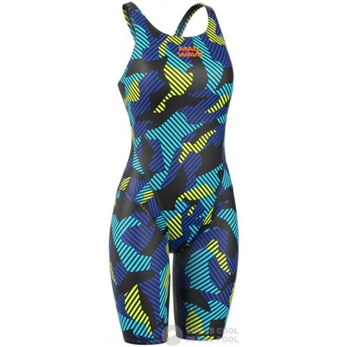 Mad Wave Women racing open back swimsuit NW EXT BODYSHELL - Karışık/Çok Renkli - XXXS