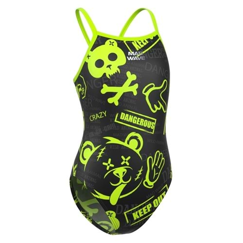 Mad Wave Kız Çocuk Mayo antichlor Nera Junior PBT