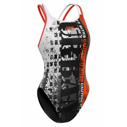Mad Wave Kadın Mayo antichlor Crossback PBT H7