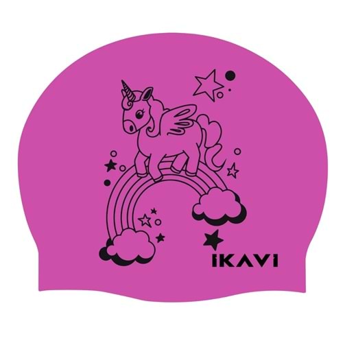 İKAVİ Pembe Pony Baskılı Silikon Bone