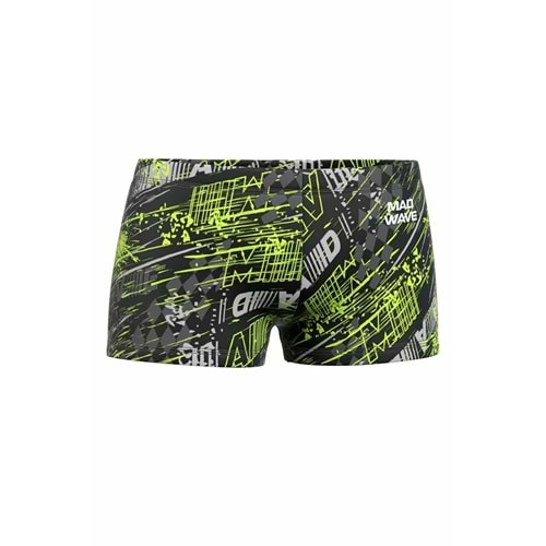 Mad Wave Erkek Çocuk Mayosu Stalker junior L4 - Yeşil Siyah - XL/12-13 YAŞ