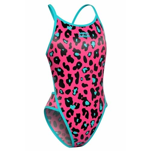 Mad Wave Kız Çocuk Mayosu antichlor Daria junior - Renkli - XL/12-13 YAŞ