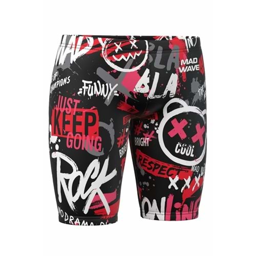 Mad Wave Erkek Çocuk Mayosu antichlor Drive junior PBT H1 - Renkli - XL/12-13 YAŞ