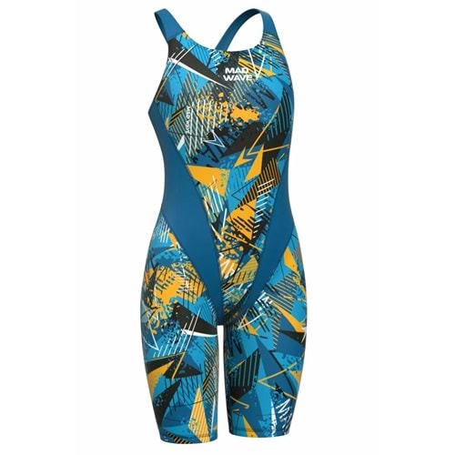 Mad Wave Kız Çocuk Mayosu Kneeskin - Renkli - XXL/14-15 YAŞ