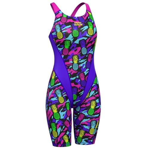 Mad Wave Kadın Mayo antichlor Kneeskin PBT J8 - Mor - S/36 BEDEN