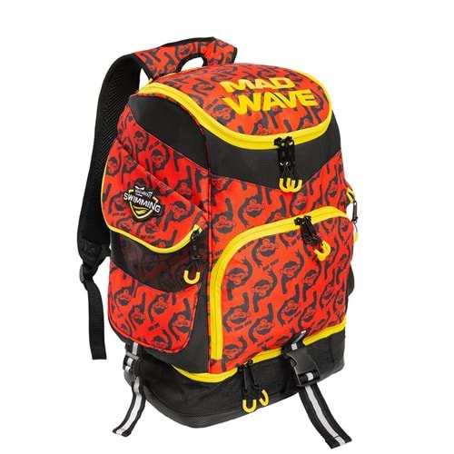 Mad Wave Sırt Çantası Mad Team Kırmız Desenli 45LT
