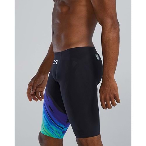 TYR Tyr Venzo Jammer Düşük Bel Erkek Yüzücü Yarış Mayosu - Renkli - 24 - ST00655-2491