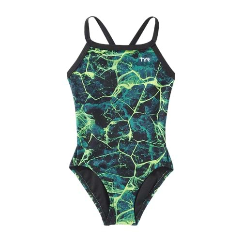 TYR Tyr Durafast Elite® Diamondfit Kız Çocuk Mayo - Synapse