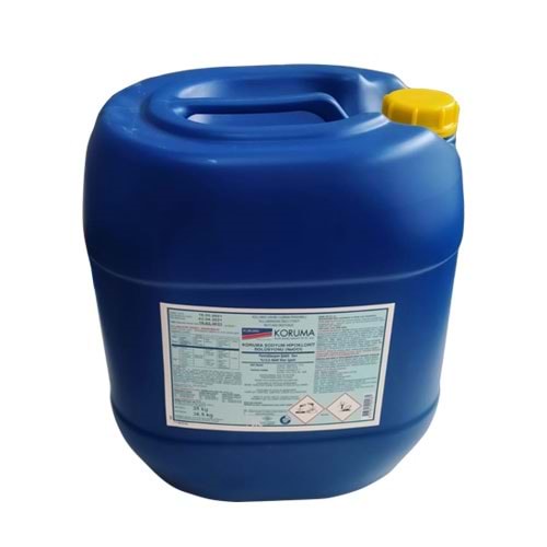 Koruma Sıvı Klor-Sodyum Hypoklorit 25kğ