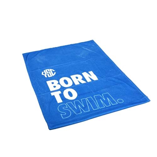 YSC BORN TO SWİM ÇOCUK-YETİŞKİN HAVLU - Mavi - 90-120CM
