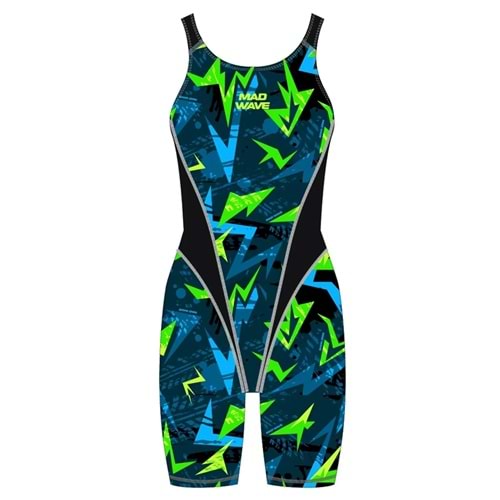 MAD WAVEKneeskin junior PBT J7 Kız Çocuk Mayo - Mavi - XXL/14-15 YAŞ - ST00790-3022