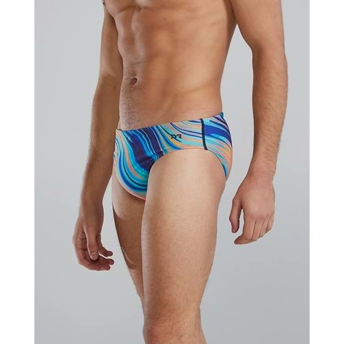 TYR Durafast Elite® Erkek Slip Mayo - Riptidal - Açık Mavi - 30 - ST00795-3055