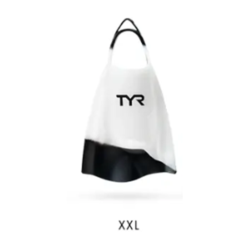 TYR Hydroblade Fin Şeffaf Yüzücü Paleti - TYR - Siyah-Beyaz - 46-48 - ST00870-3250