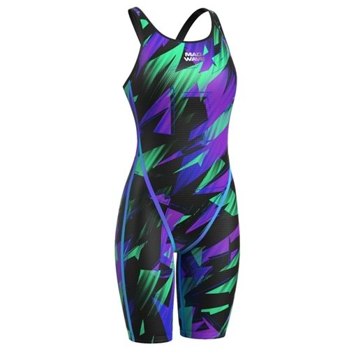 Mad Wave Forceshell-X Kadın Yarış Mayosu Tam Profesyonel - Renkli - XS/UK24/60