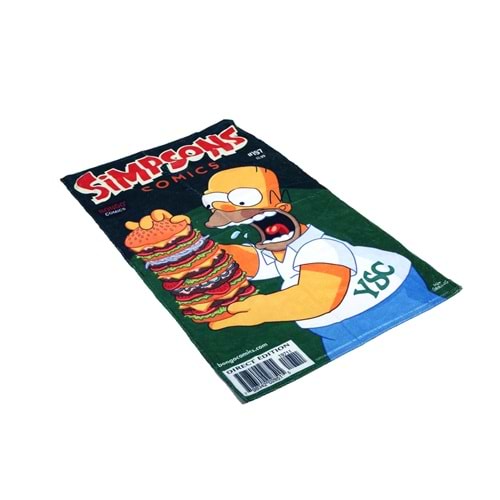 YSC SİMPSONS ÇOCUK-YETİŞKİN HAVLU 70-90CM - Renkli