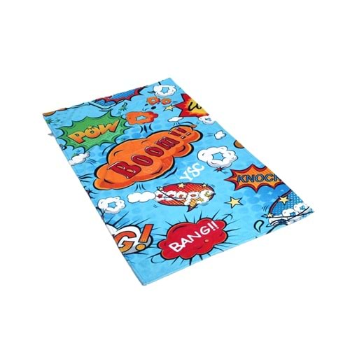 YSC BOOM BANG ÇOCUK-YETİŞKİN HAVLU 70-90CM - Turkuaz