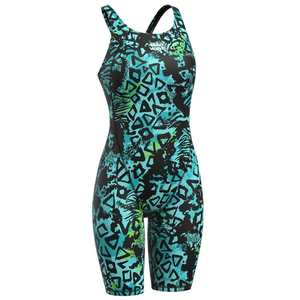 Mad Wave Revolt Yarı Karbon Kadın Yarış Mayosu A1 - Renkli - XXS/UK22/12-13 YAŞ