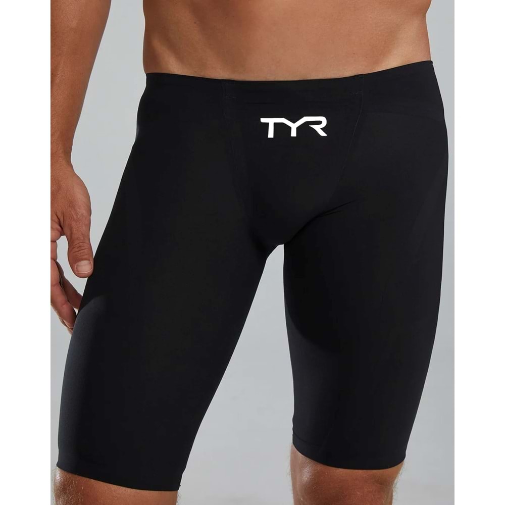 TYR Tyr Venzo Jammer Düşük Bel Erkek Yüzücü Yarış Mayosu - Solid - Siyah - 23 - ST00654-2481